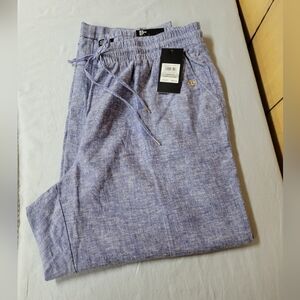 Jones New York Women's Cropped Regatta Linen Pants